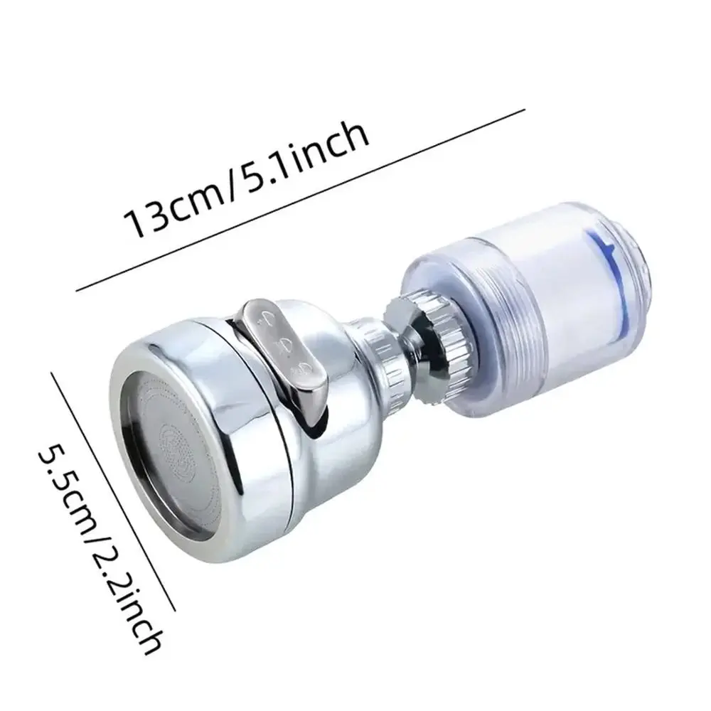Description Picture 3 of item1Pcs Bubbler Dispenser Faucet Aerator Water Saving Nozzle Tap Extension Connector Water Filters 3 Modes Shower Head