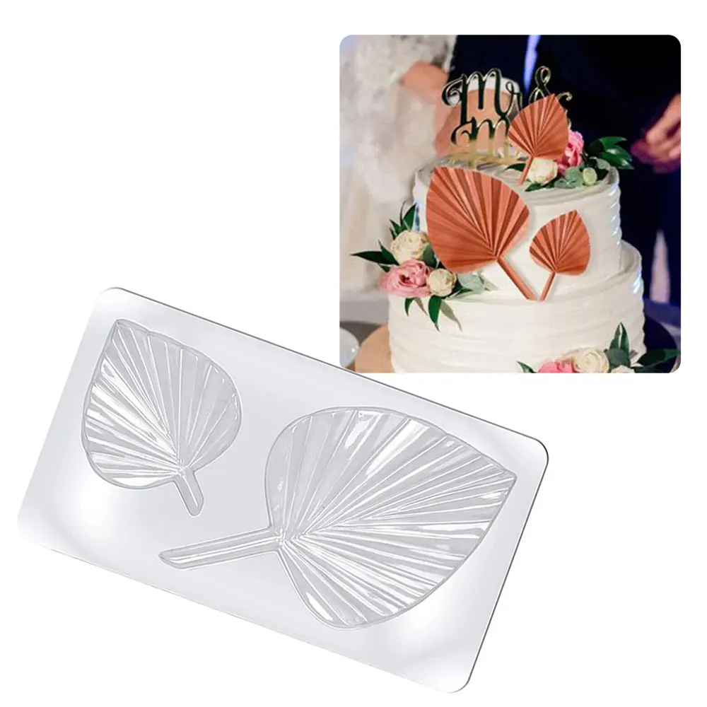 

Palm Leaf Chocolate Mould Fondant Cake Mold Bakeware Cake Decorating Pastry Tools Patisserie Candy Decoration Kitchen Baking