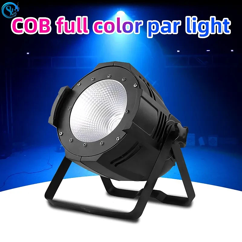 

Professional Stage Equipment 100W Cob Full Color Led Par Light DMX Control Warm White Wash Effect For Disco Dj Church Wedding