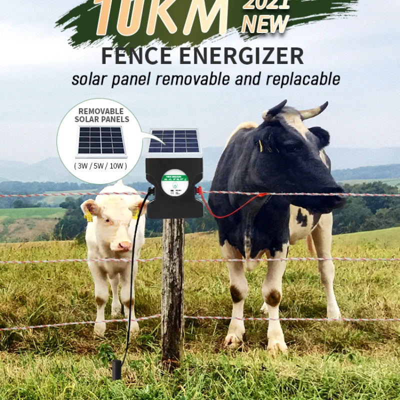 

Электрический забор на солнечных батареях для домашнего скота