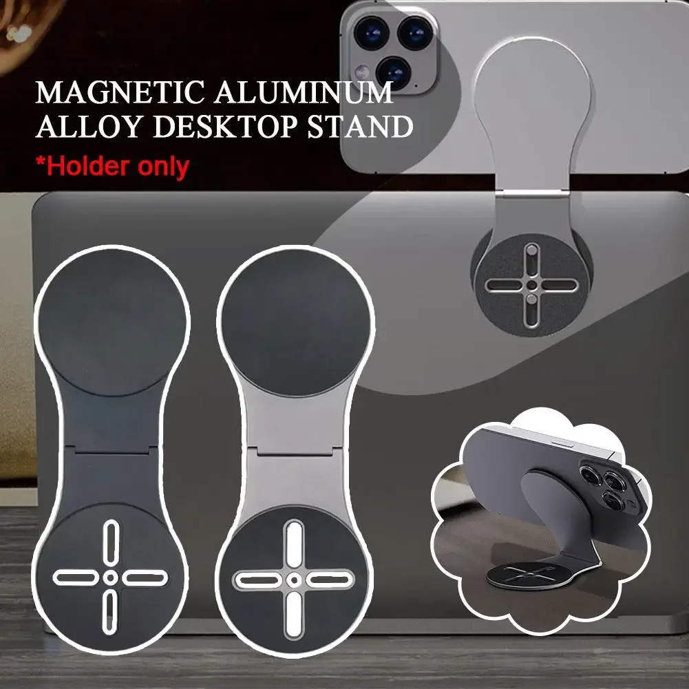 Magnetic Phone Holder for Desk and Car with Laptop Side Mount