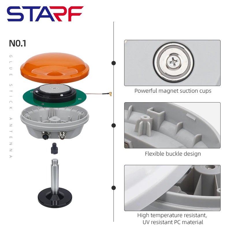 External Antenna Shell Anti UV High Low Temperature IP67 GNSS Receiver Housing Mold Cover