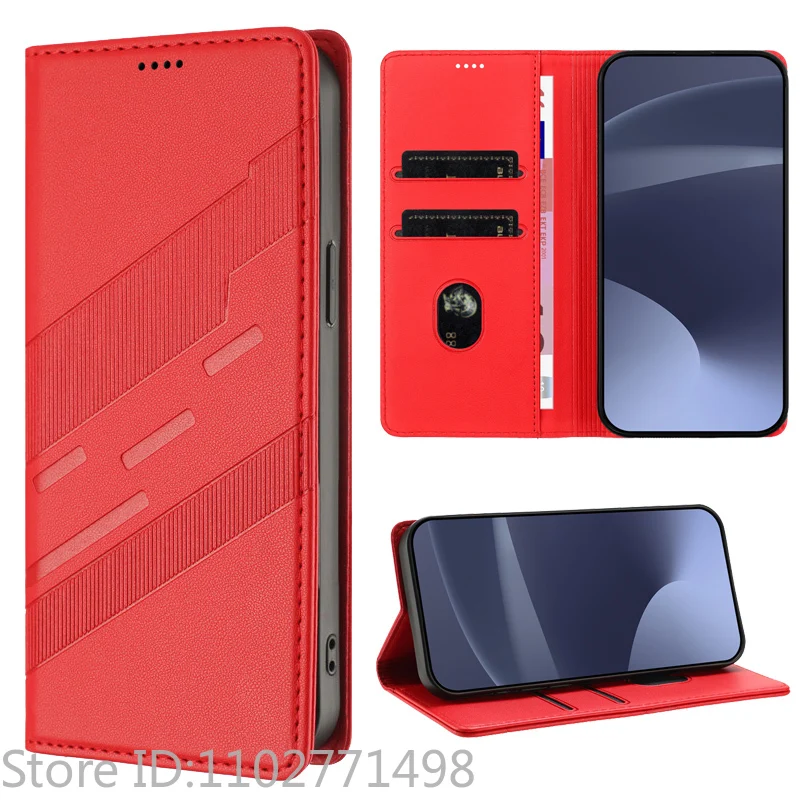 Luxury Wallet Flip Cover Phone Case - Magnetic Shockproof Leather