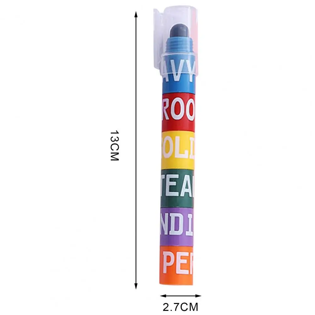 Round Tip Marker Pen Highlighter Markers for Art Projects Colorful Marker Pen Washable Crayon Set for Kids' Art Supplies Diy highlighter pen marker pen highlighter marker art marker