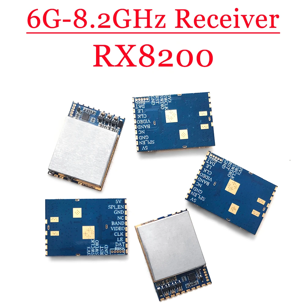 Module récepteur vidéo RX8200 6-8.2GHz FPV pour drone de course