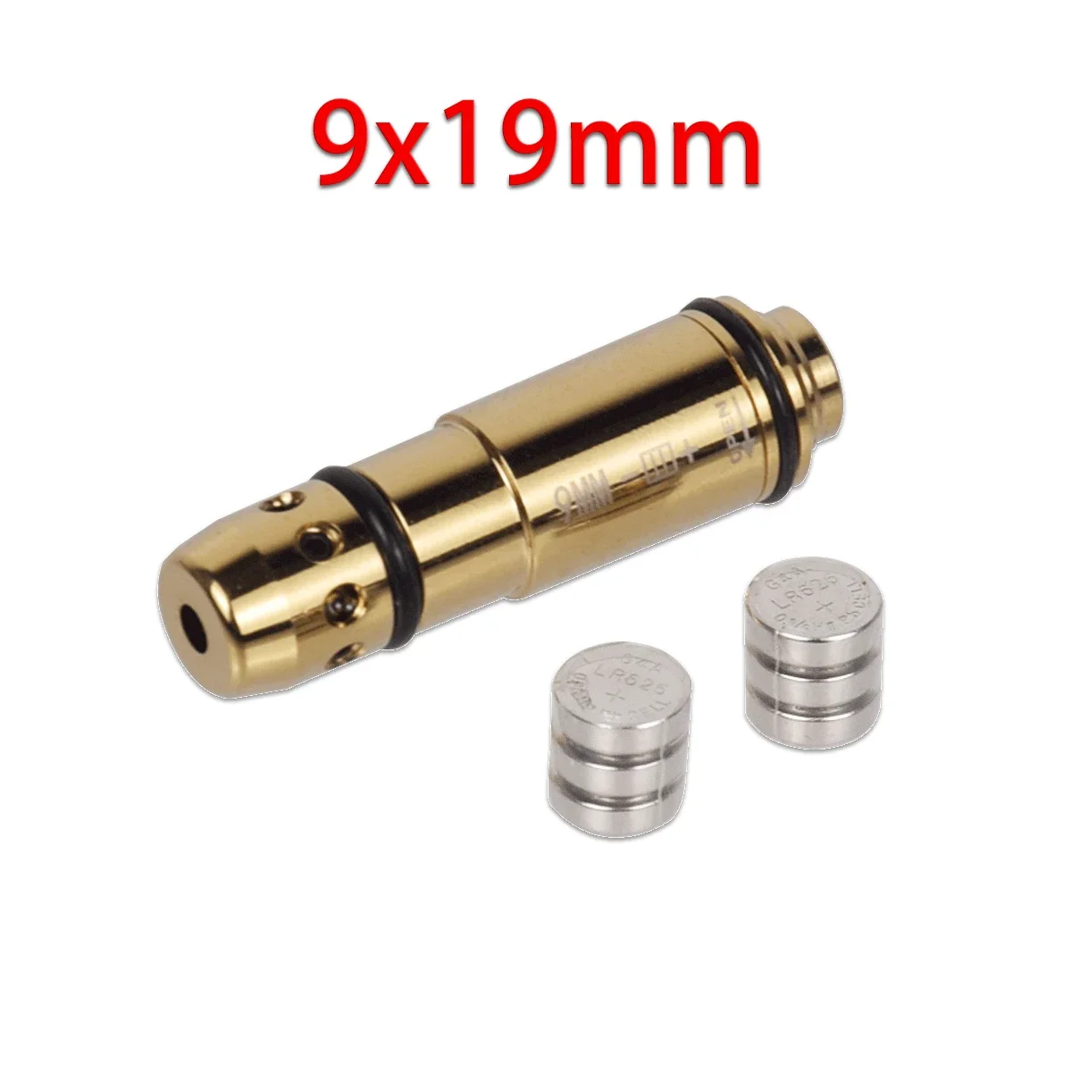 Dry Fire Laser Trainer Hunting 9x19mm .380ACP .40S&W .223Rem .45ACP Red Laser Training Bullet 38Super 38SPL Glock 43 17 19 P365 Bore Sight