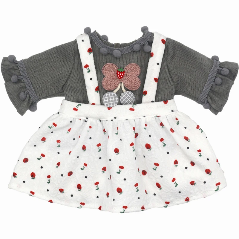 Baby Doll Clothes 43cm Brown Bear Romper for 18" AG Girl Dolls Outfits
