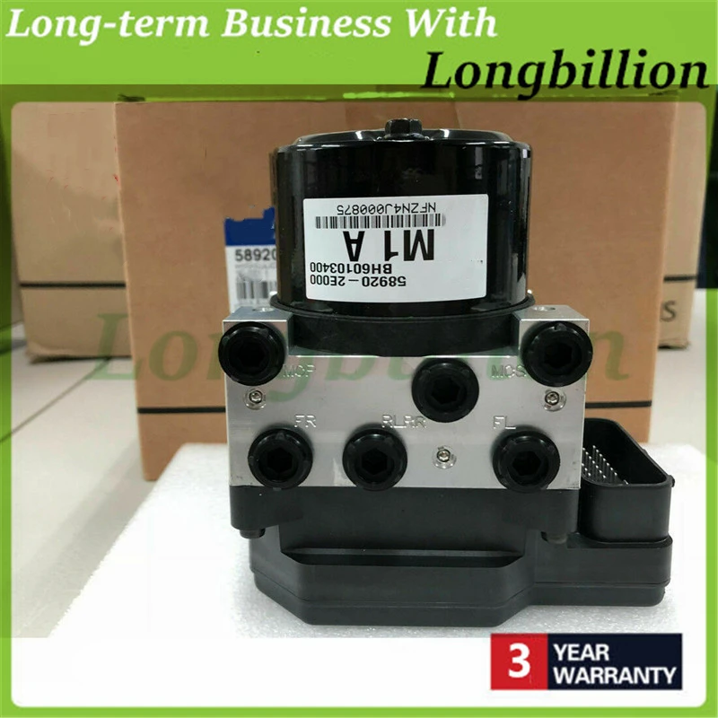 1PC 58920-2E000 Hydraulic ABS Module 2WD 2005-2008 for Hyundai Tucson KIA Sportage 589202E000 Refurbished