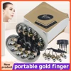 Portable Gravitational Finger Home Use Face Lifting Body Massager 2024 New Microcurrent Portable Golden Finger EMS Massage 1