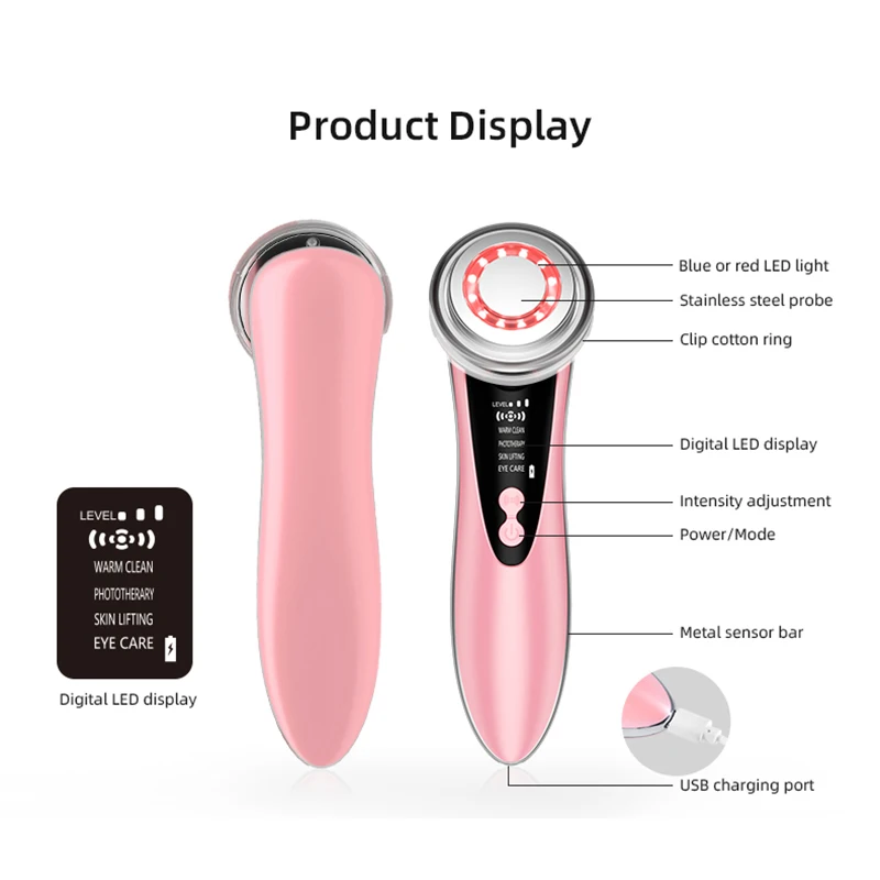 face massager ultrasonic beauty personal care high quality anti aging face trending beauty device 2024 3