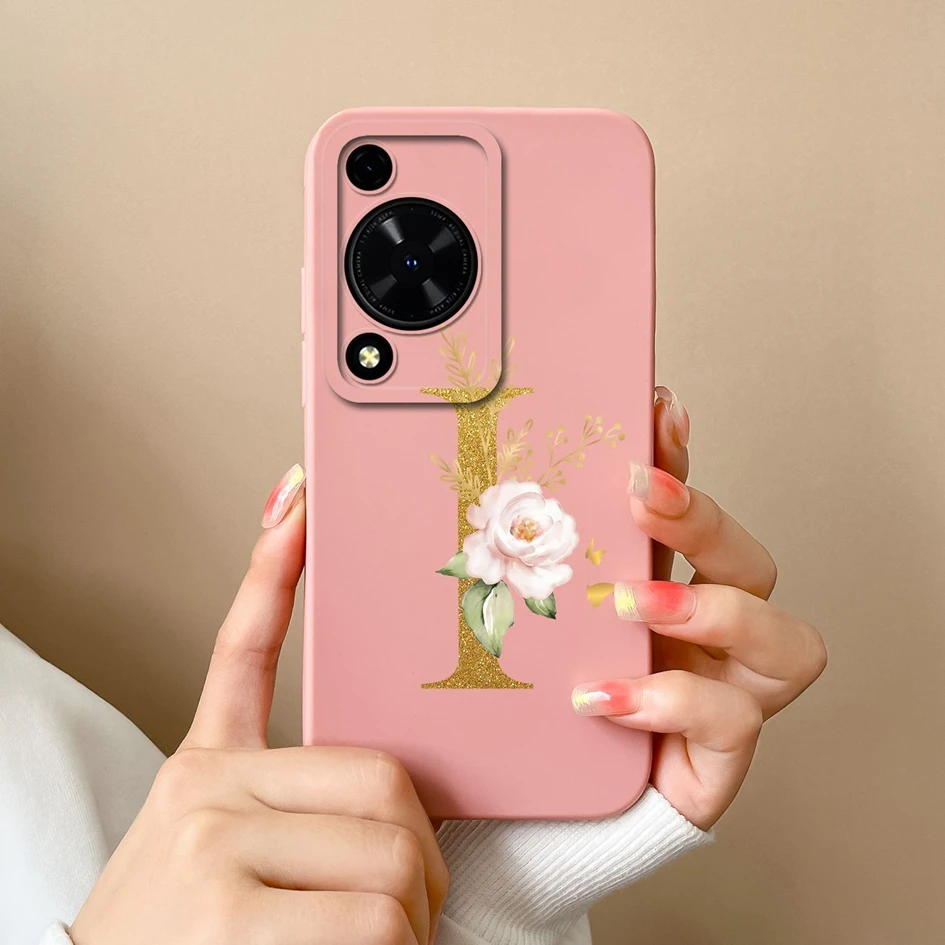 Elegant Floral Matte Silicone Phone Case - Soft Protective Bumper Cover