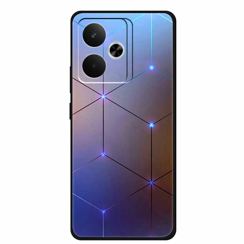 Sleek Black Silicone Soft Back Phone Case Cover