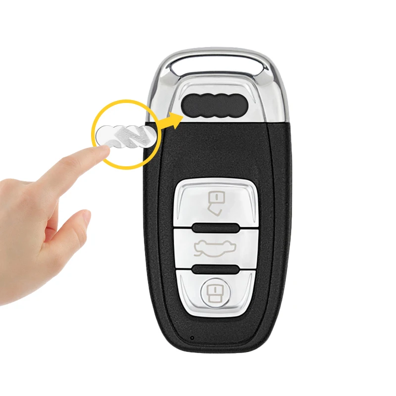 HighQuality16X6mmOvalCarKeylogostickerforAudiRemoteKeysCar