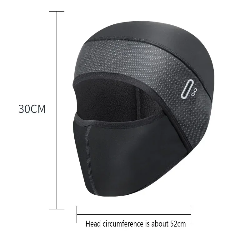 Winter warm riding mask motorcycle bike cap polar fleece windproof cap ski face protection headgear cycling hat mask keep warm 2