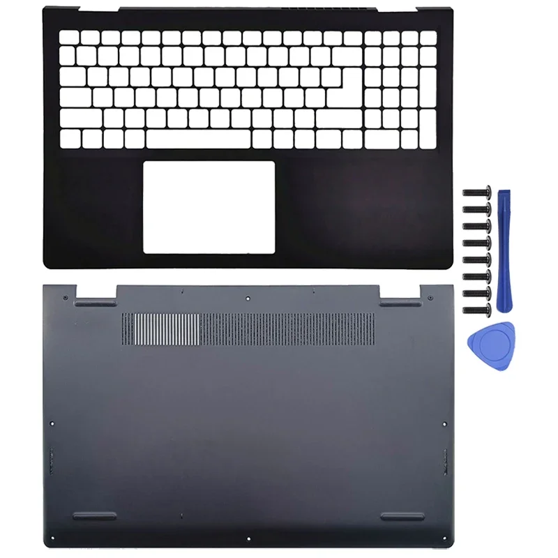 LCD Back Cover With Hinge For Dell Inspiron 15 3510 3511 3515 3520 3525 Laptops - Black Replacement Part