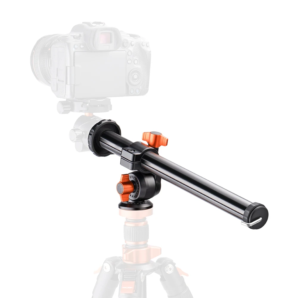 Camera Tripod Camera Tripod Mount Adapter K&F Concept Upgrade 360 Degree Rotatable Multi-Angle Tripod Center Column For Camera Tripod With 1/4'' 3/8'' Screw Adjustment