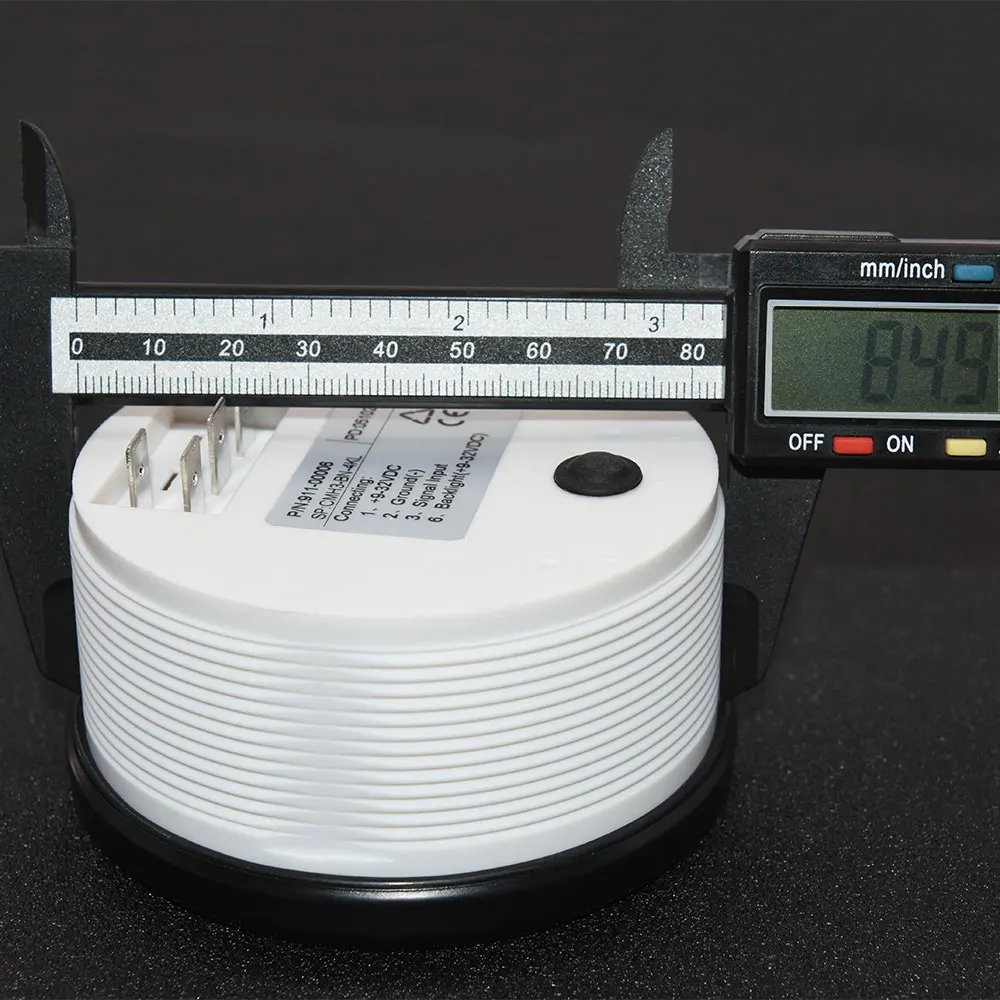 Tachometer Gauge Engine Tachometer Tachometer Meter Engine Hour Meter 85MM Car Boat Tachometer With LCD Hourmeter 3000/4000/6000/ 8000 RPM Meter For Diesel Gasoline Engine Marine Car Customized