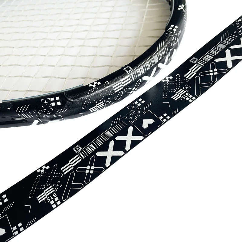 LALA 5M Printing Tennis Racket Frame Protector Dedicated Padel Racket Protector To Reduce The Impact And Friction Stickers