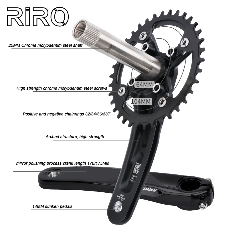 チェーン付き12速mtbクランクセット,SHIMANO-DEORE m6100,xt