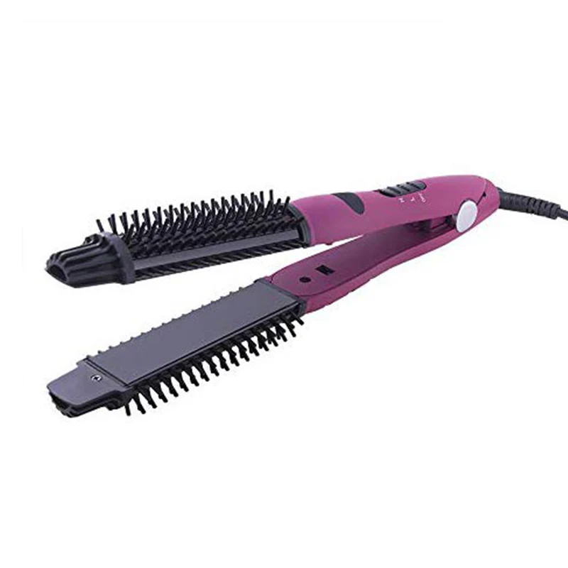 Multifunctional Hair Straightener Flat Iron Hair Curler Brush Electric Hair Crimper Curling Iron Looper Hair Style 2