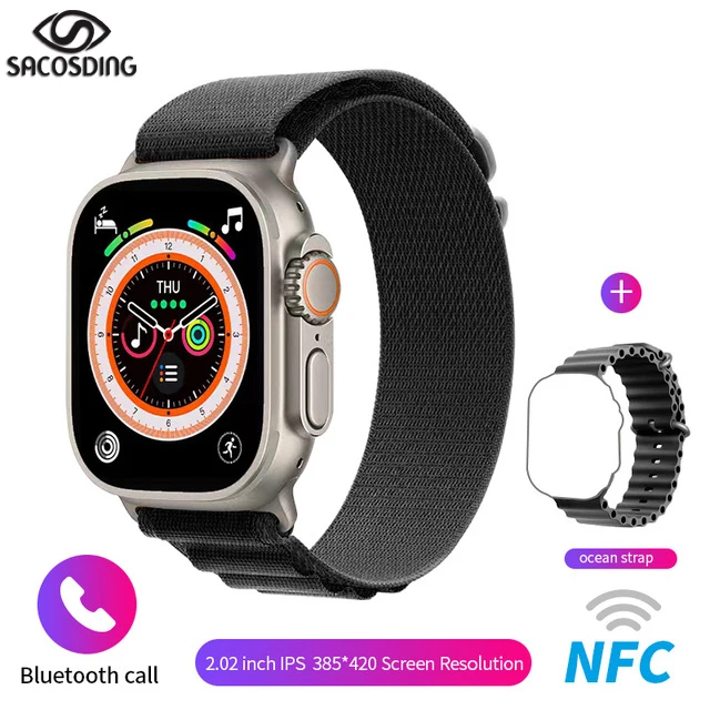 Nuevo reloj inteligente al por mayor serie H8 8 NFC Smartwatch Hombre  Mujeres Bt llama a la pulsera de fitness de carga inalámbrica - China Reloj  inteligente y relojes de regalo precio