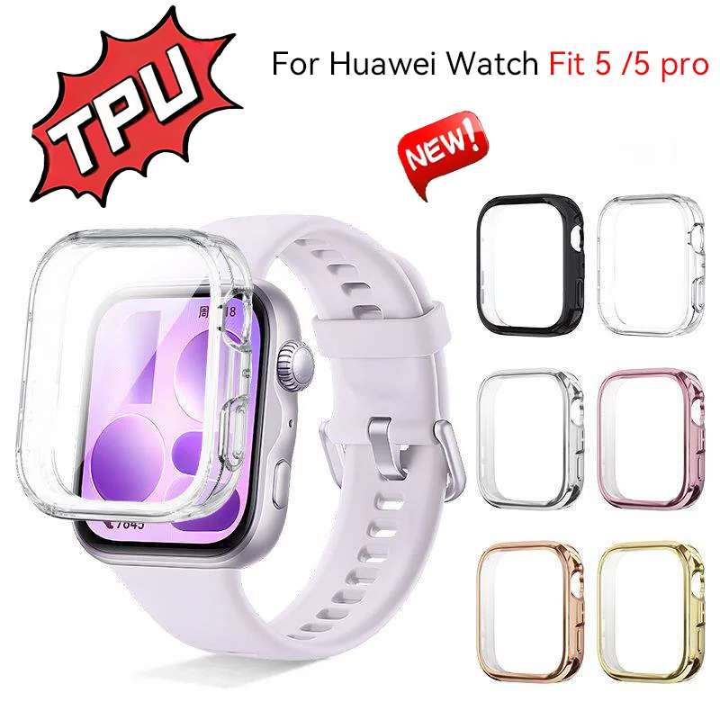 Premium Screen Protector Shield - Soft TPU Anti-Collision Protective Bumper Frame