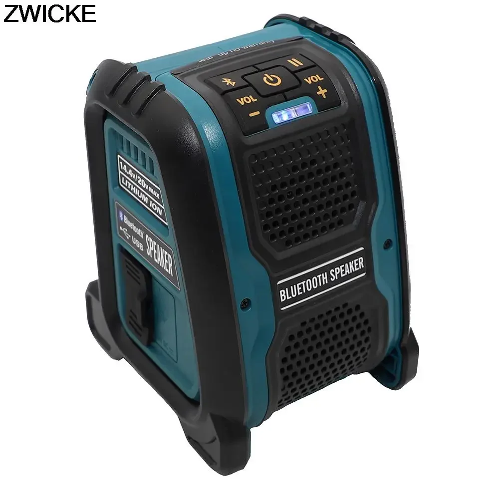 Makita MR006G Rechargeable Military Green Radio With Subwoofer, 12V, Can Be  Connected To Bluetooth