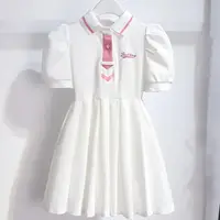Robe de princesse plissée pour enfants, version coréenne, petit parfum, doux, grande robe pour fille, 3 à 12 ans, nouveau, 2024 2