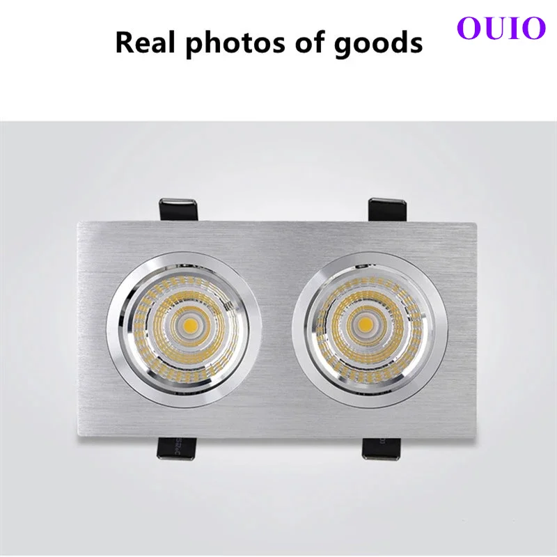 디 밍이 가능한 임베디드 LED 통 9W/12W/15W/18W/24W/30W Epistar 칩 COB 천장 조명 스포트 라이트 홈 조명에 대 한 AC85-265V