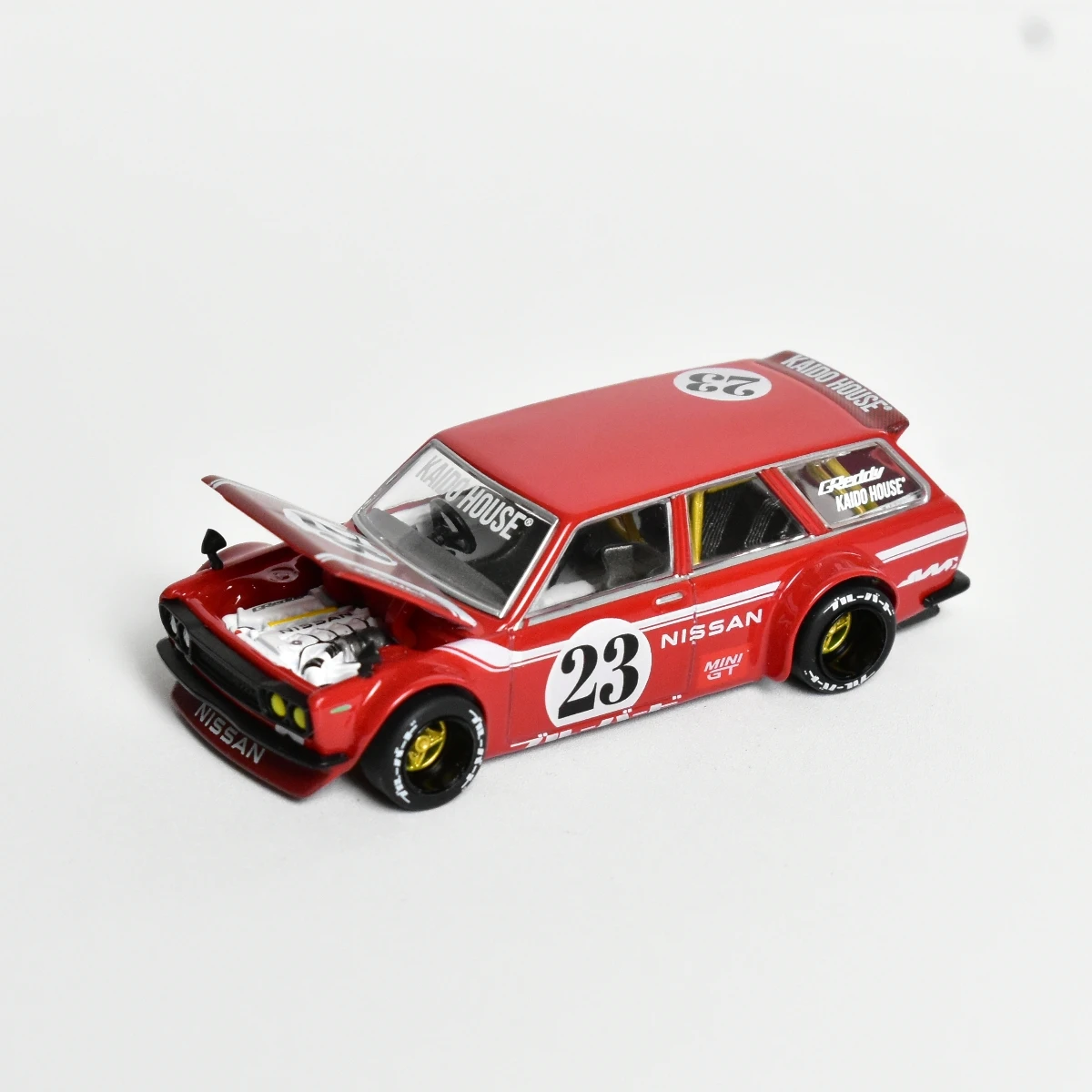 

KaidoHouse + MINIGT 1:64 Datsun 510 литая модель автомобиля