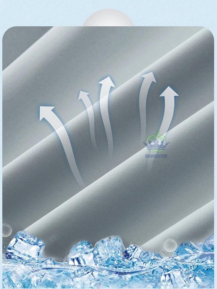 ارتفاع سترتش الصيف رقيقة الحرير الجليد الأعمال الس...