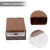 Storage Box 1PC Translucent Plastic Storage Box with Finger Grip Drawers Perfect for Multi purpose Organization 4