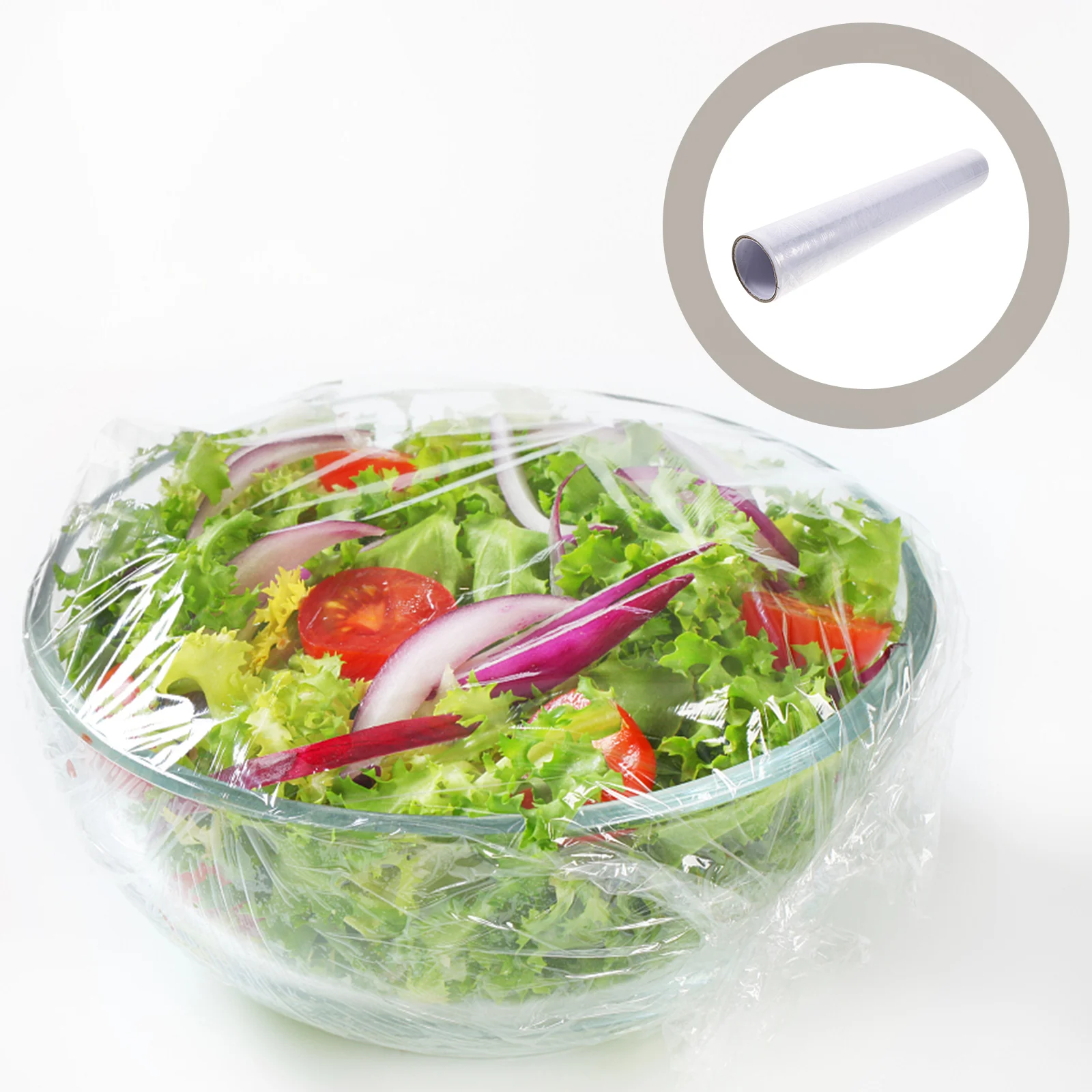 

1 Roll Disposable Food Cling Wrap Roll Film Food Save Wrap with Slide (2000x30cm)