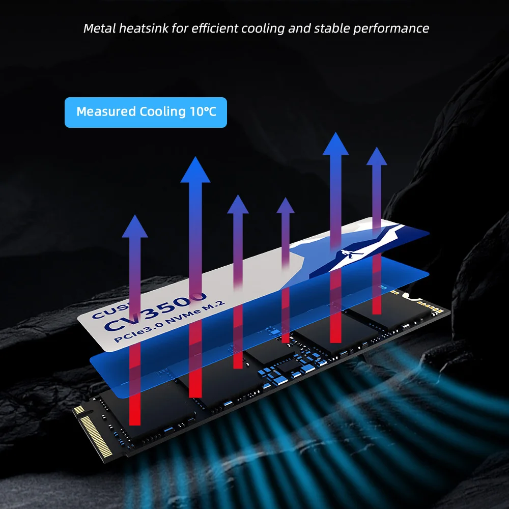 CUSU M2 SSD 256gb 512gb 1tb 2tb SSD NVMe M.2 2280 PCIe 3.0x4 Hard