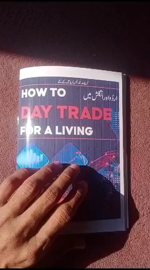How to Day Trade For a Living Forex & Crypto Trading Book in Urdu and English