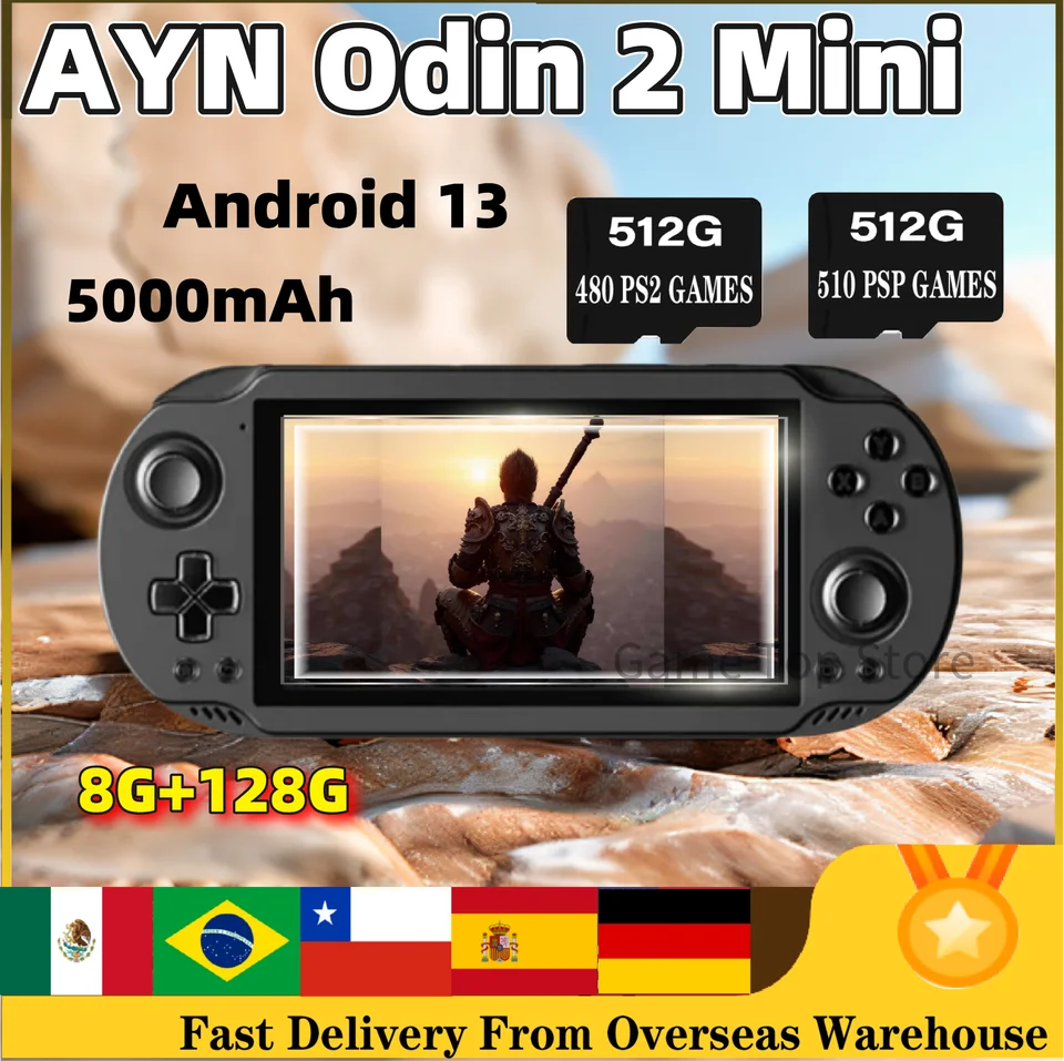 その他 ayn odin2 mini AYN Odin2mini Game Console Odin 2 mini Android Handheld 8gen2 Open