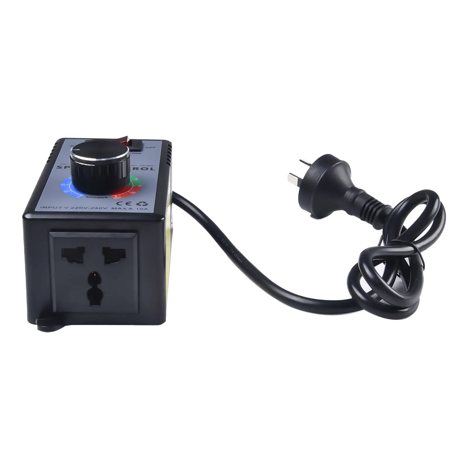 Angle Grinder Speed Controller Governor Switch Voltage Stabilizer 15A 4000W ABS Plastic AC220V-250V Variable speed controller