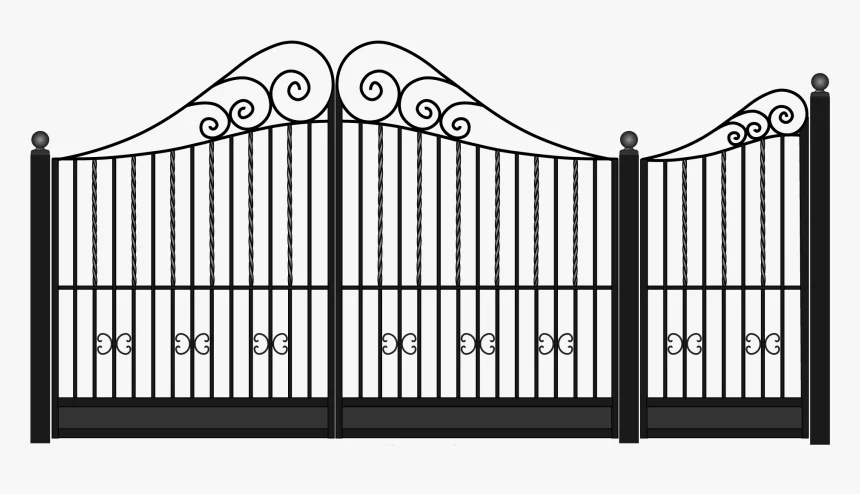 Support Customization Wrought Iron Sliding Gates Iron Gate Decor Wrought Iron Gate 4