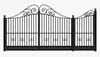 Support Customization Wrought Iron Sliding Gates Iron Gate Decor Wrought Iron Gate 4