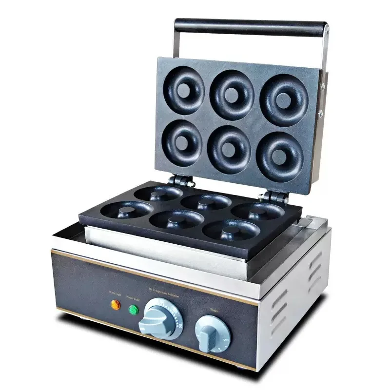Scone Making Machine 6-grid donut machine commercial entrepreneurship stall scone machine ...
