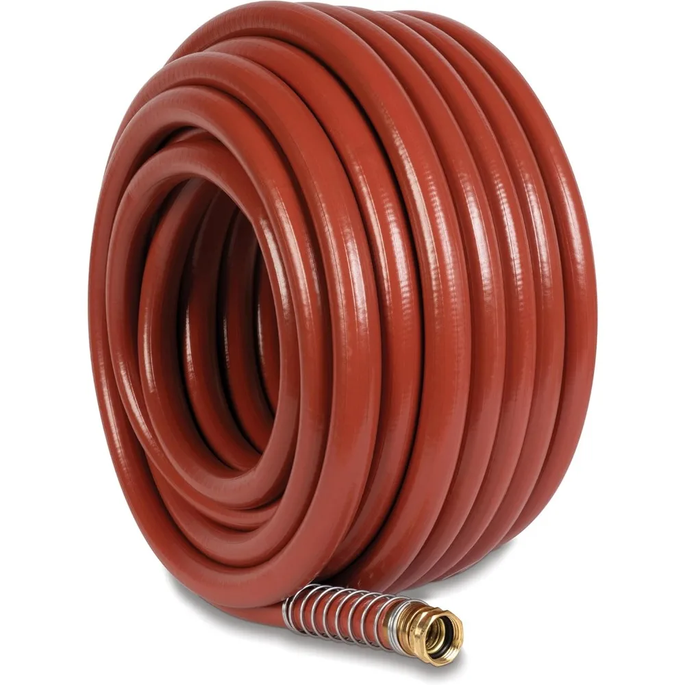 3/4" x 100' Heavy Duty Water Hose, Durable and Kink Resistant 100 ft, Garden Hoses 4
