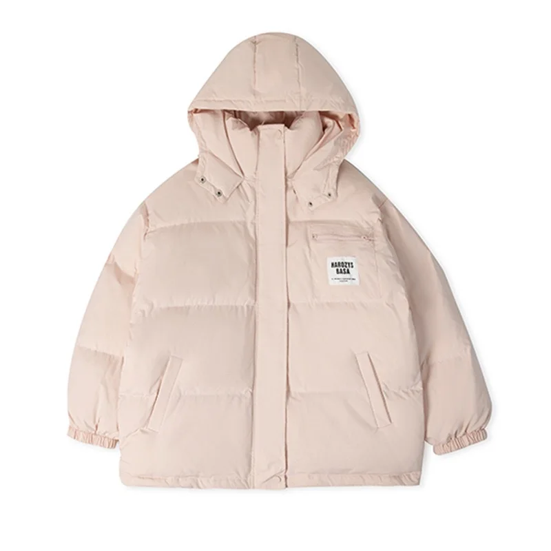Cotton Jacket Women's Korean Version of Casual Cotton-padded Clothes Ins Bread Clothes Winter Hooded Loose Thick Coat
