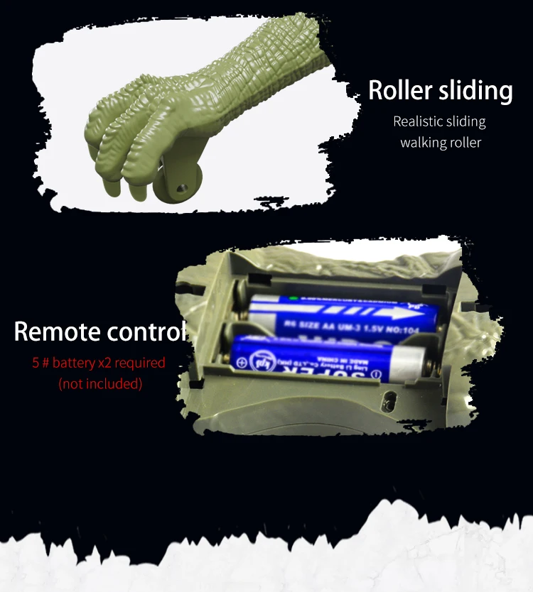 Laser Tracking RC Dinosaur Toy for Kids