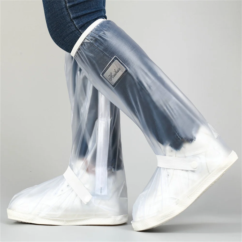 

High-Quality Men's And Women's Rainproof And Waterproof Boots Cover Rubber Boots Reusable Shoe Cover Non-Slip Rain Boots
