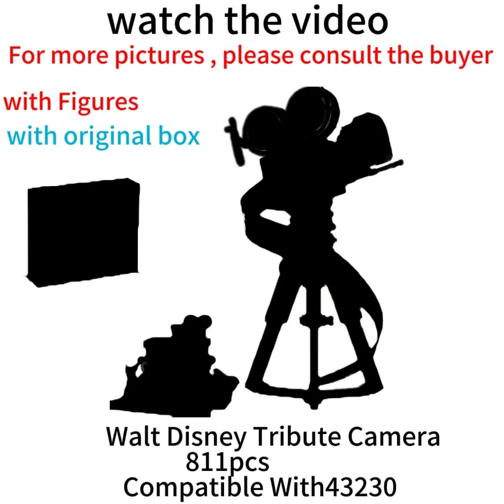 

with Original Box Tribute Camera 43230 Building Blocks Bricks Model Set Children Toys For Boys Girls Birthday Christmas Gift