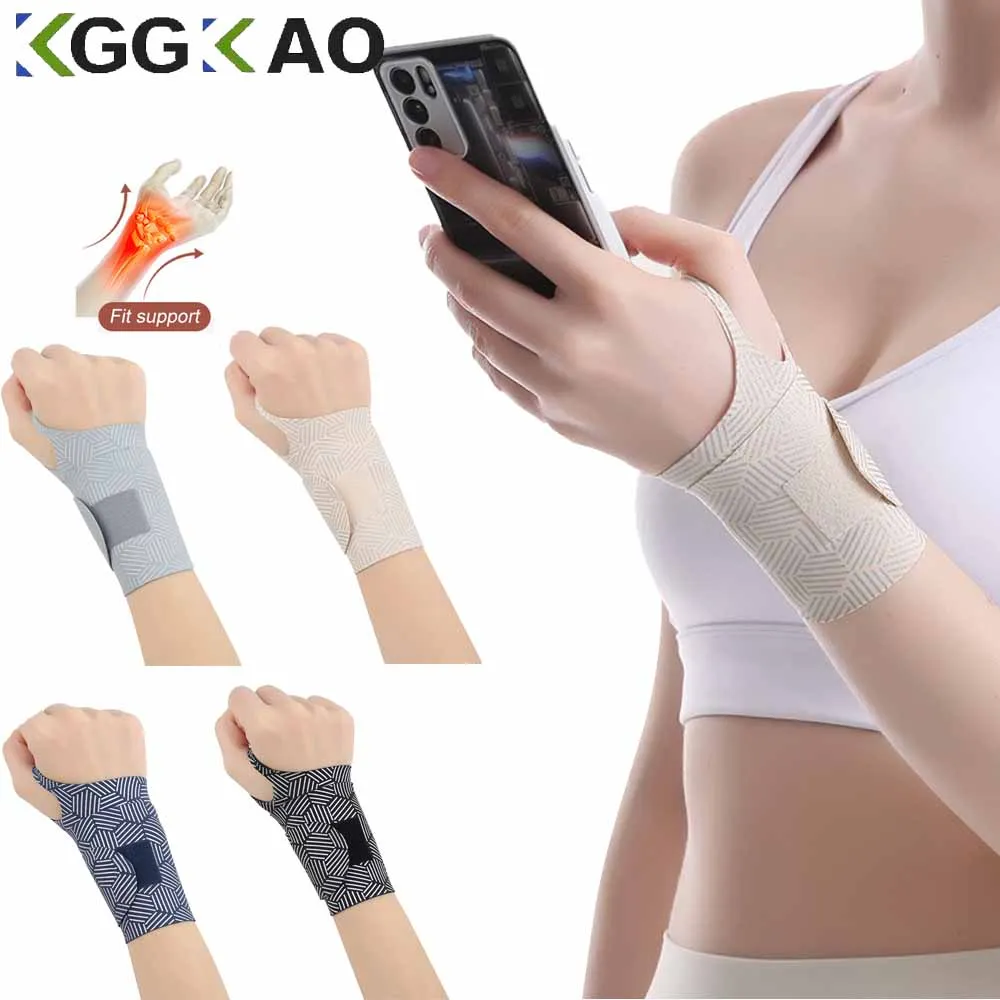 Wrist Brace 1Pcs Ultra Thin Sport Wrist Thumb Compression Wraps Carpal Tunnel Adjustable Support Band Sprains
