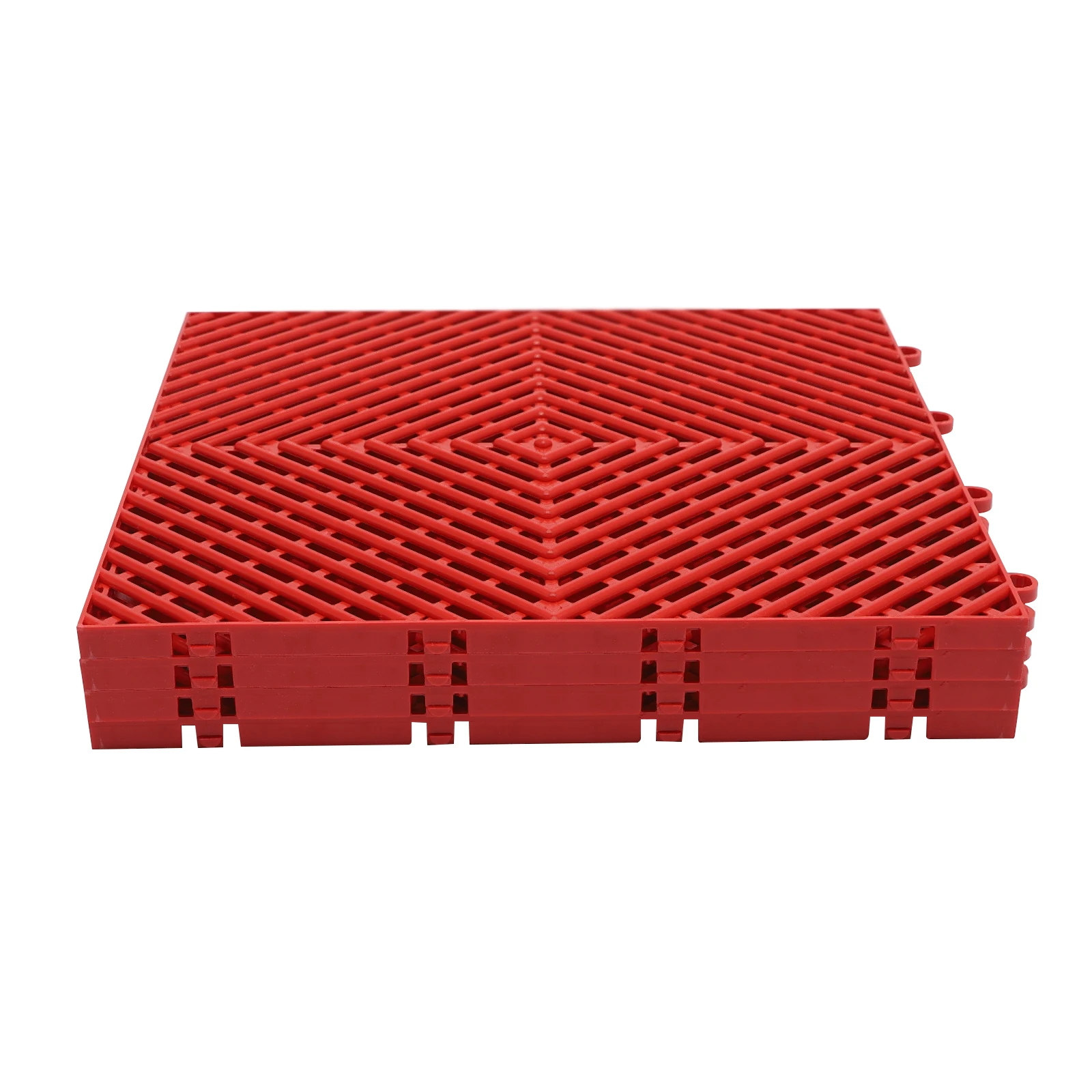 Tiles Interlocking 25PCS Red, Drainage Tiles 12x12x0.5 Inches, Deck Tiles Outdoor Floor Tiles, Outdoor Interlocking Tiles, Deck 4