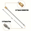 High Pressure Water Gun Extension Rod Quick Plug 17 Inch Stainless Steel Extension Rod 1/4 Male And Female Quick Connection Exte 2