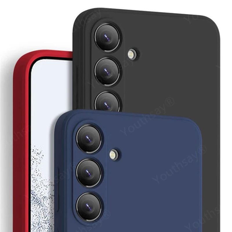 Luxury Liquid Silicone Soft Back Case - Premium Protective Cover
