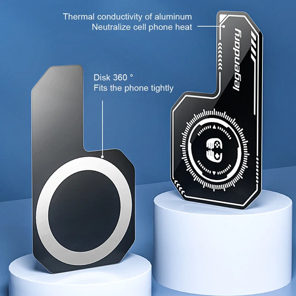 Adesivo radiante magnetico per radiatore con piastra di raffreddamento per telefono cellulare per ventole di raffreddamento del gioco Dissipatore di calore per iPhone/Samsung/Xiaomi - Image 5
